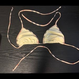 Vintage Burberry String Bikini Top